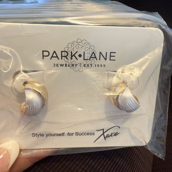 Park Lane Two-Tone Goldie and Silver Earrings - Picture 1 of 1